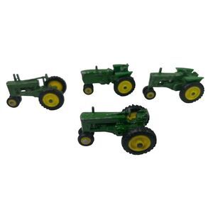 John Deere Tractor Toys Lot of 4 (2”x1”)